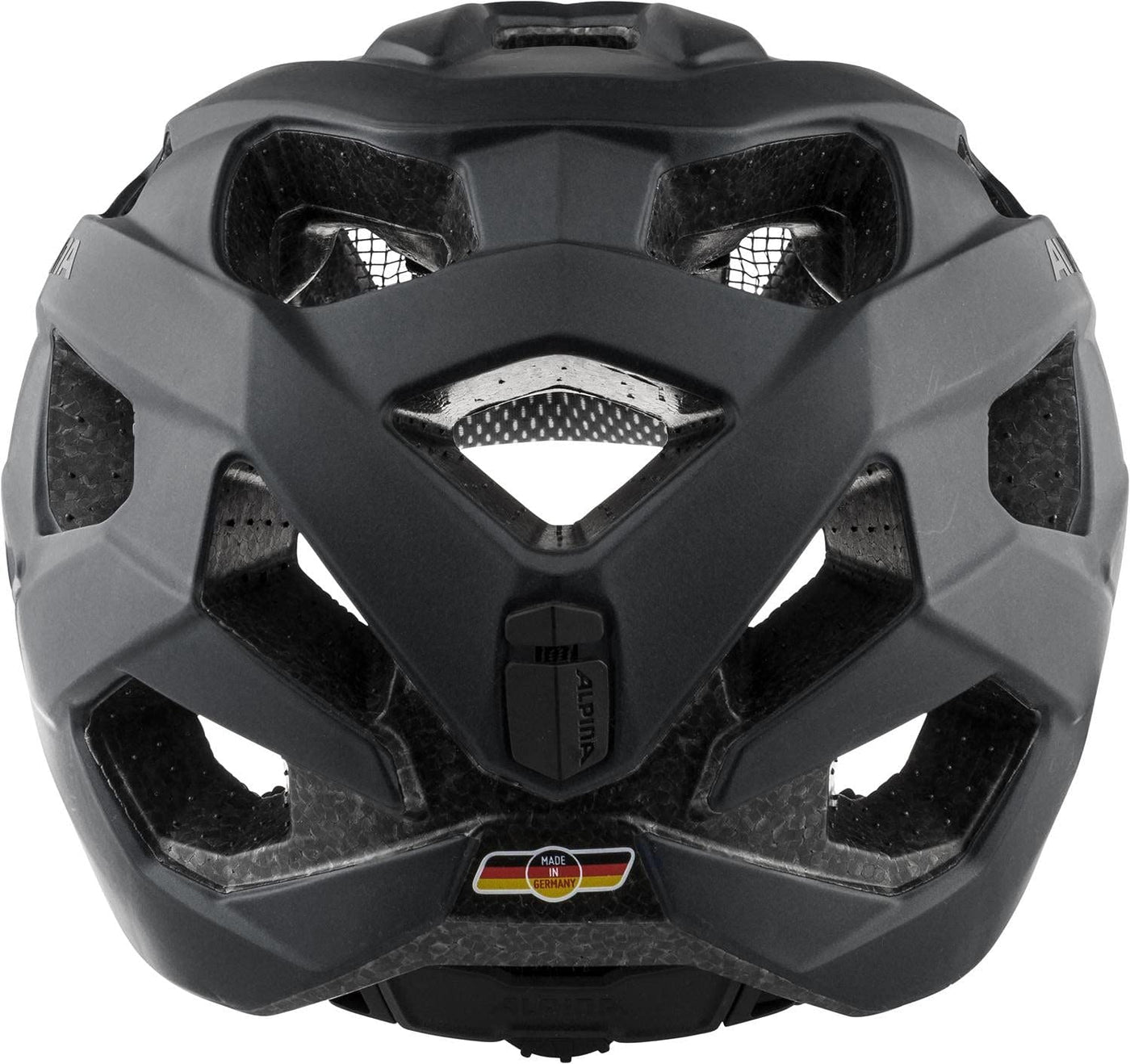 ALPINA ANZANA - Optimal Anpassbarer, Leichter & Sicherer Fahrradhelm Mit Fliegennetz & Nachrüstbarem LED Für Erwachsene, black matt, 52-57 cm
