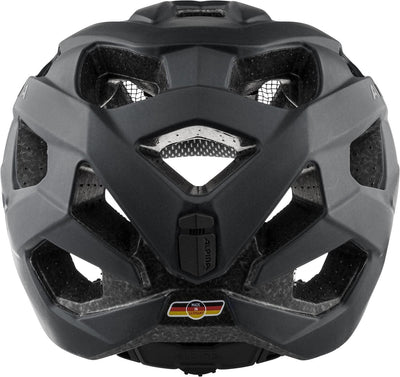 ALPINA ANZANA - Optimal Anpassbarer, Leichter & Sicherer Fahrradhelm Mit Fliegennetz & Nachrüstbarem LED Für Erwachsene, black matt, 52-57 cm