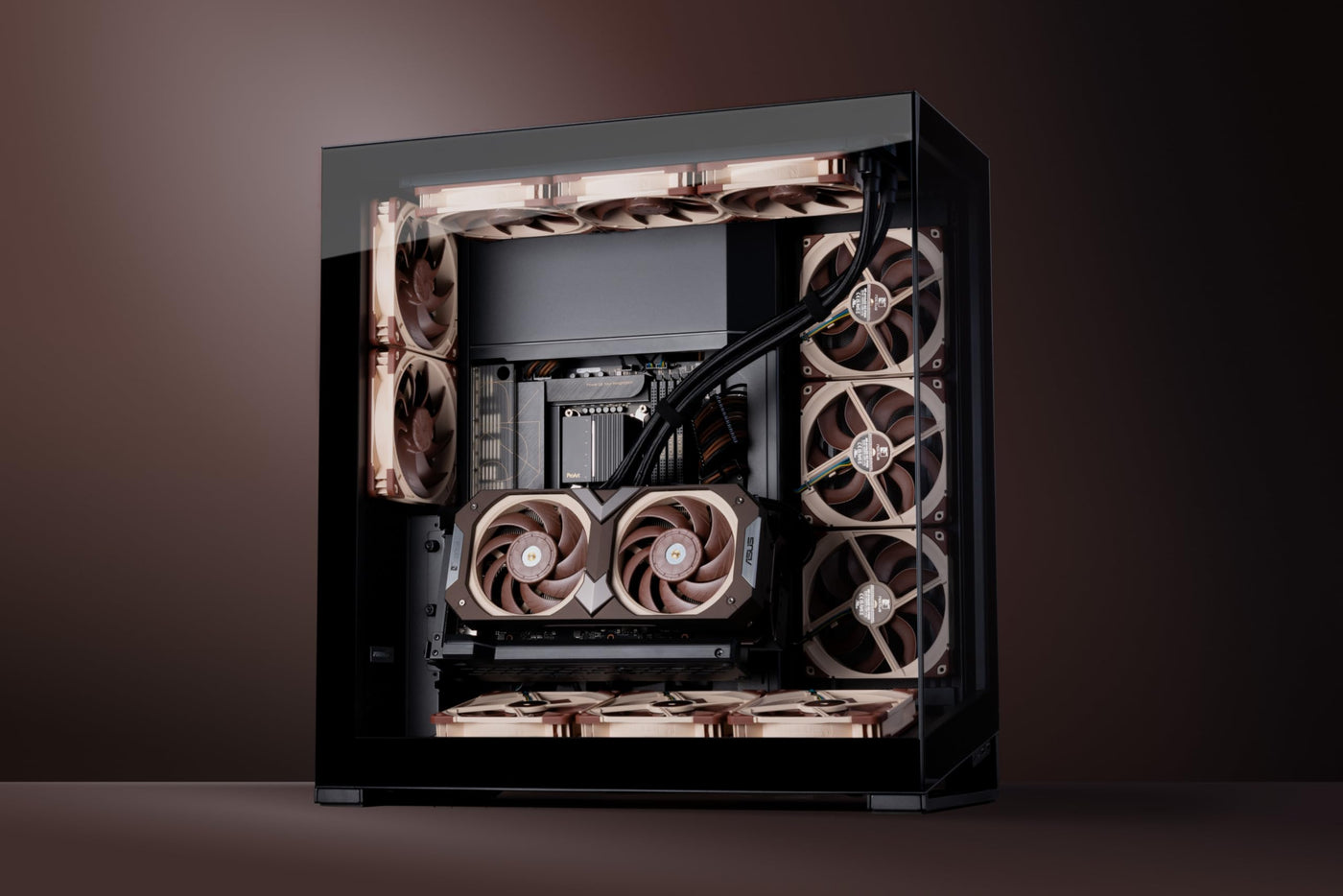 Noctua NF-A14x25 G2 PWM, leiser 140mm PC-Lüfter in Premium-Qualität, 4-Pin (Braun)