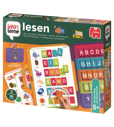 Jumbo Spiele - Ich lerne Lesen - Lernspiele ab 5 Jahren - für 1 Spieler - Vorschule Kindergarten