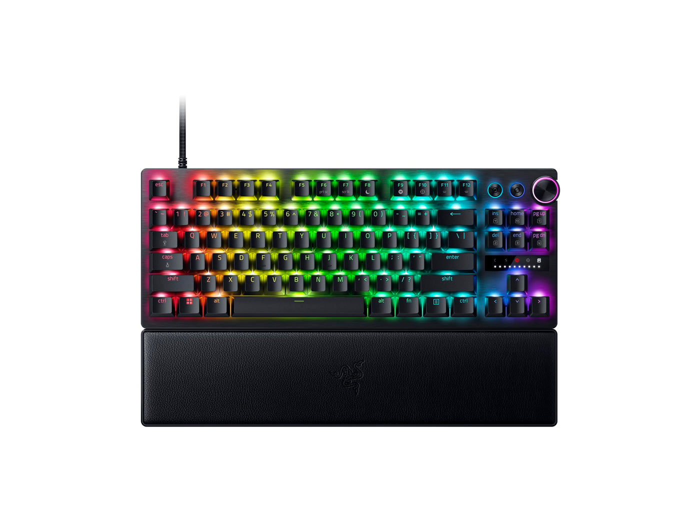 Razer Huntsman V3 Pro Tenkeyless - Analoge optische E-Sport-Tastatur & Basilisk V3 Pro - Anpassbare kabellose Gaming-Maus HyperScroll Tilt Wheel
