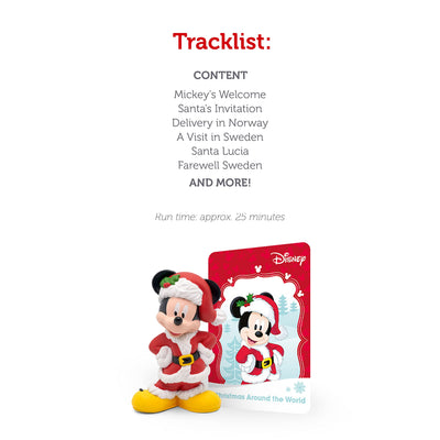 Tonies Holiday Mickey Mouse Audio Spielzeug Figur aus Disneys Weihnachten auf der ganzen Welt