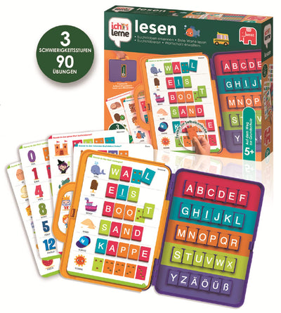 Jumbo Spiele - Ich lerne Lesen - Lernspiele ab 5 Jahren - für 1 Spieler - Vorschule Kindergarten
