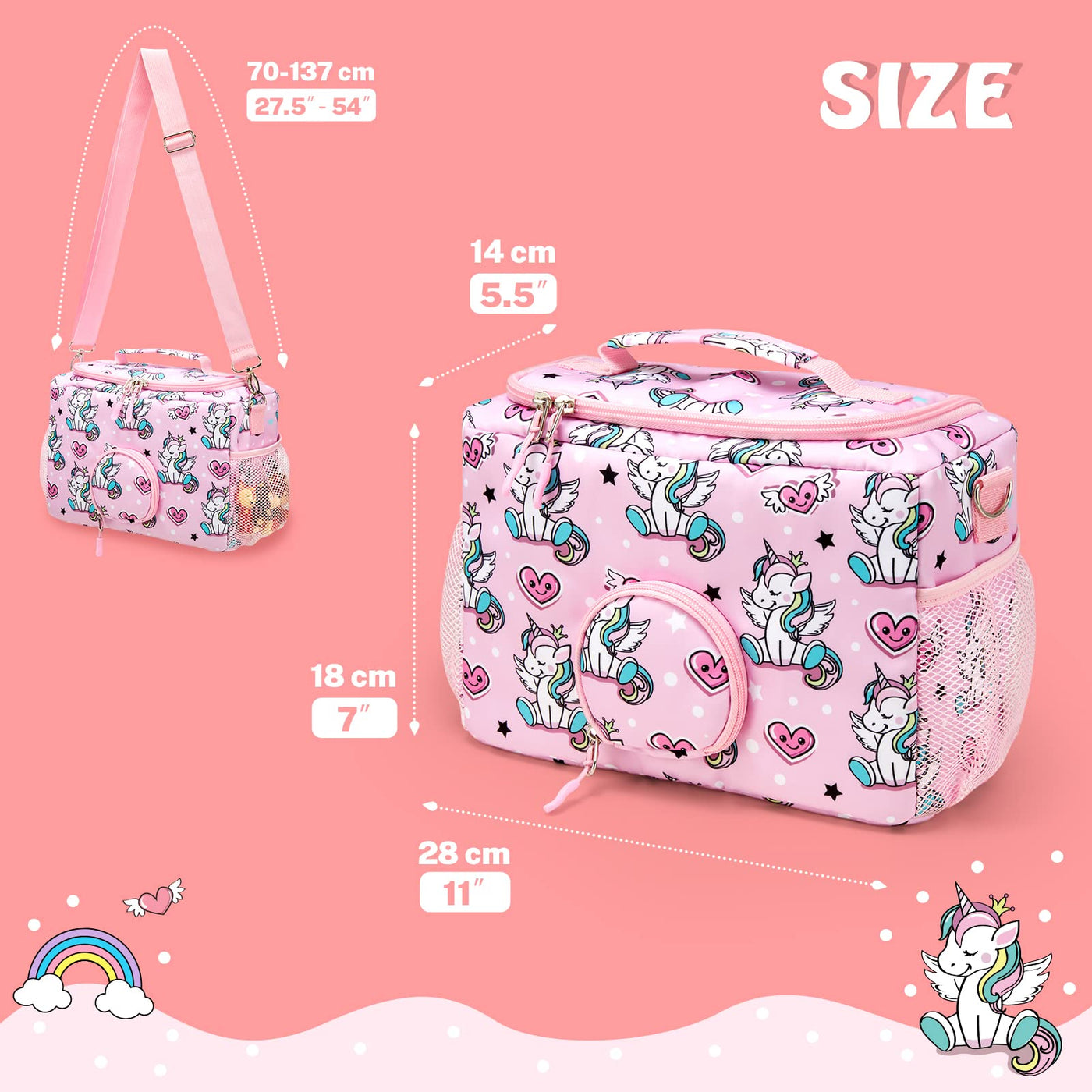 MaidMAX Toniebox Tasche Transporttasche für Toniebox Starter Set und Tonies Figuren, Kopfhörer, Ladestation und Zubehör mit Reißverschluss und Verstellbarer Riemen - Nur Tasche