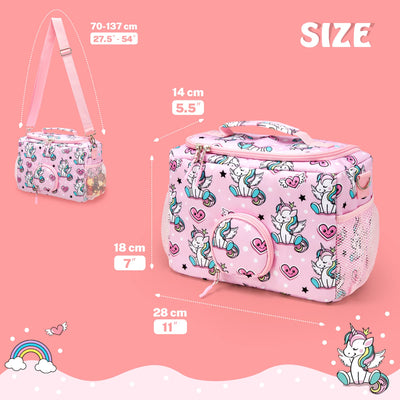 MaidMAX Toniebox Tasche Transporttasche für Toniebox Starter Set und Tonies Figuren, Kopfhörer, Ladestation und Zubehör mit Reißverschluss und Verstellbarer Riemen - Nur Tasche