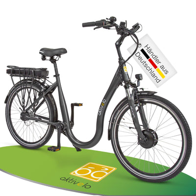 aktivelo Elektrofahrrad, Alu Tiefeinsteiger City E-Bike 26 Zoll, Shimano 7 Gang Nexus Nabenschaltung, Abnehmbar 36V 14,5Ah 522Wh Akku, 25 km/h bis 110 km, für Damen und Herren