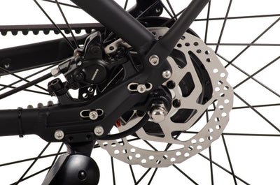 Rucanor Denver E-Bike 28″ (48 cm) – Riemenantrieb, Hydraulische Scheibenbremsen, 550 Wh Akku, matt schwarz – Damen