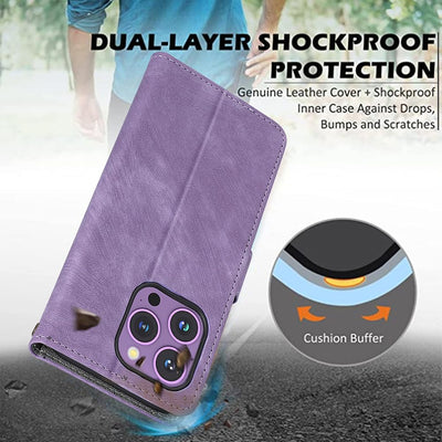 XINNI Handyhülle für Oscal Flat 1C/Blackview Wave 6C, RFID Protect PU/TPU Klappetui Schutzhülle Flip Magnetisch Telefonhülle, Blau