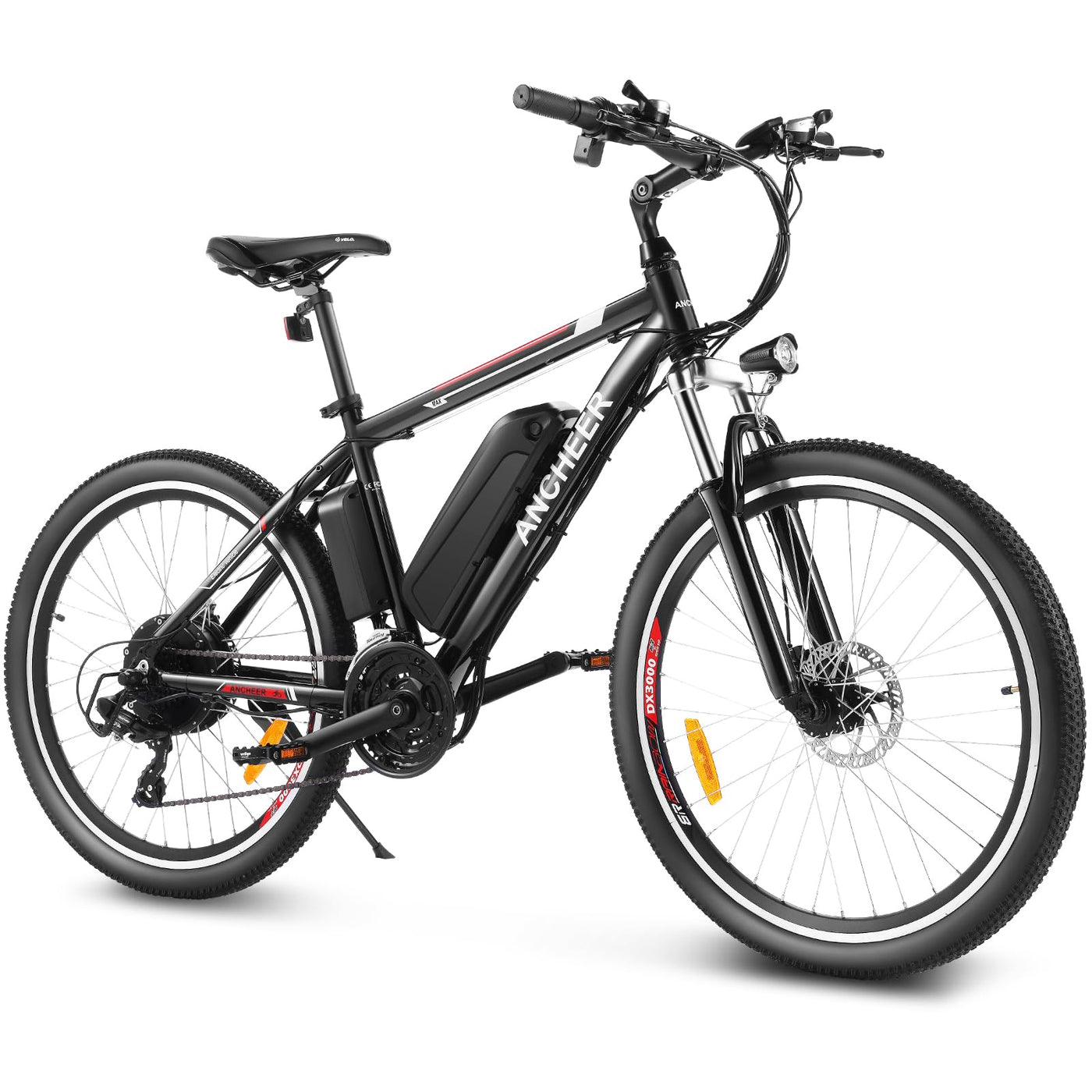 ANCHEER 26 Zoll E Bike, Elektrofahrräder für Damen und Herren, Electric Bike/Pedelec mit 36V 10.4Ah Batterie, 3 Modi, 250W Motor & 45NM, bis zu 100km