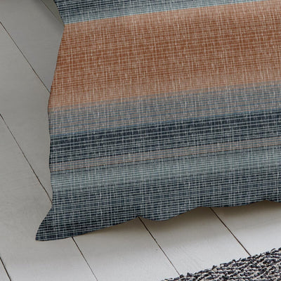 Traumschlaf Moderne Biber Bettwäsche Elverum blau kuschelig weich aus 100% Baumwolle mit Reißverschluss - Made in Germany 135x200 cm + 80x80 cm