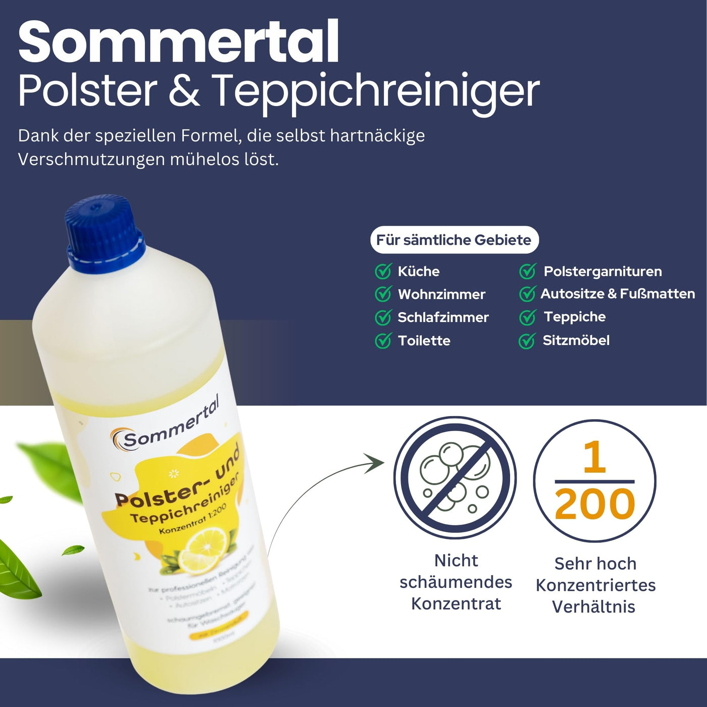 Albatros Waschsauger Polster HYDRO 7500 + 1l Reinigungs-Shampoo - 4in1 Polsterreiniger Gerät Beutellos + Teppich-Reinigungsmaschine, 5-tlg Komplett-Set - Note: Sehr Gut 1,2 (11/2023)
