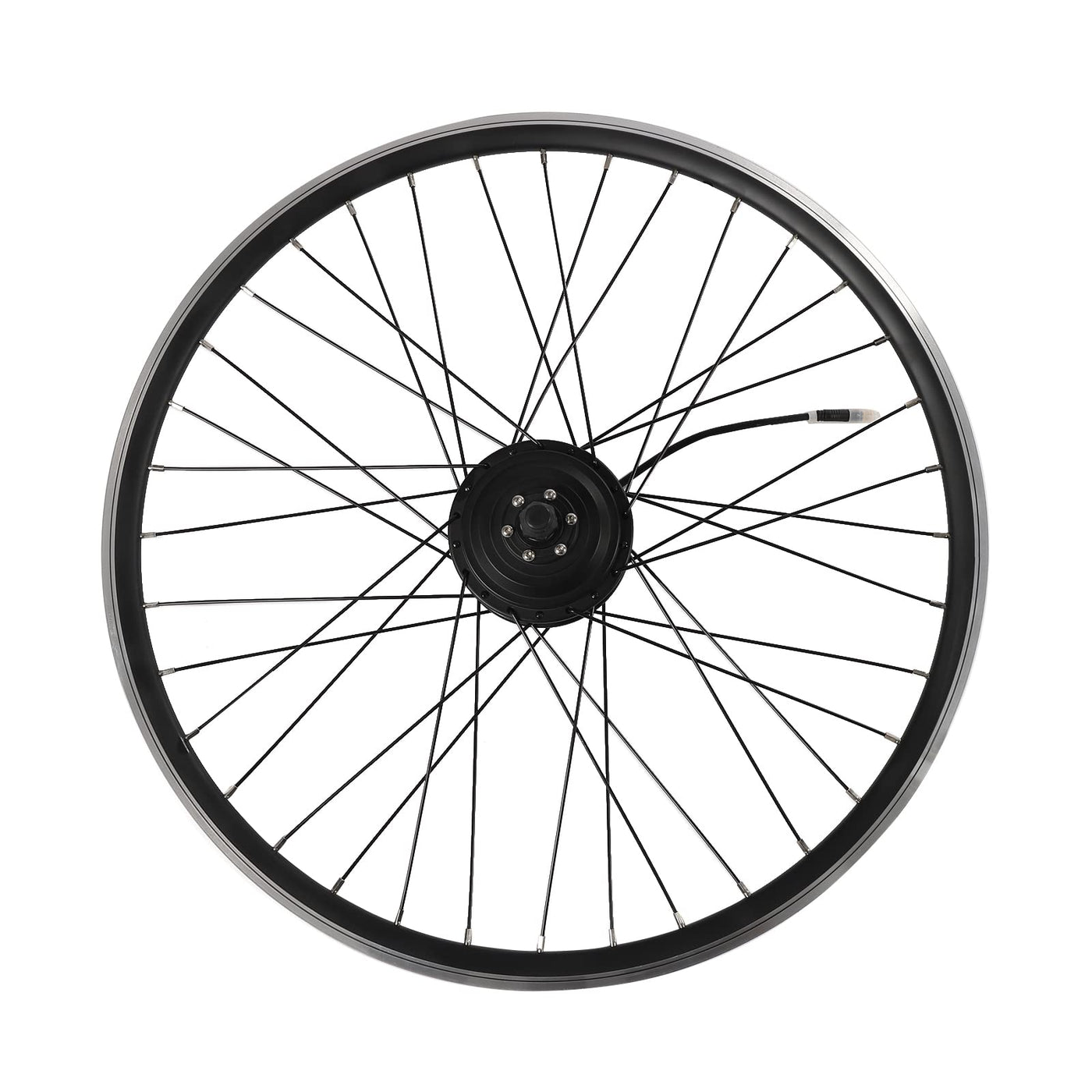 YISSALE LCD Vorderrad E Bike Umbausatz E-Bike Vorderrad Umbausatz Kit Elektrofahrrad Ebike Motor Kit 700C 36V 250W