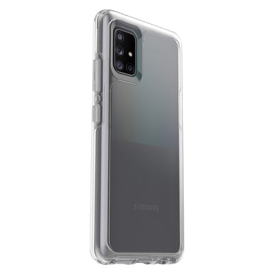 OtterBox Symmetry Clear Hülle für Samsung Galaxy A51 5G, stoßfest, sturzsicher, schützende dünne Hülle, 3X getestet nach Militärstandard, Transparent