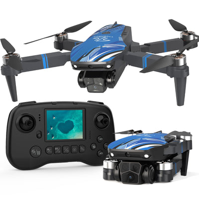 TTROARDS TT19LCD Drohne mit 4k Kamera, FPV Drohne mit 2.8in LCD Bildschirm, Brushless Motor 270°Hindernisvermeidung Optische Flusspositionierung, Mini Drone für Erwachsene Anfänger