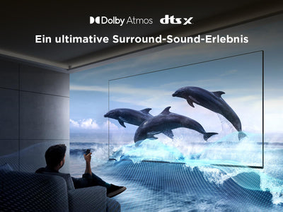 TCL 43T6C 43 Zoll QLED 4K HDR Fernseher, Smart Fire TV mit Dolby Vision & Atmos, HDR10+, Sprachbefehl Funktion & Ask Alexa