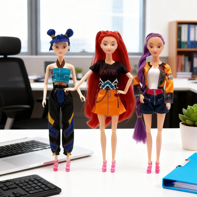 3 Stück pop Demo Hunters Rumi Mira Zoey Figuren Huntrix K-pop Hunter Merch Puppen für Fans