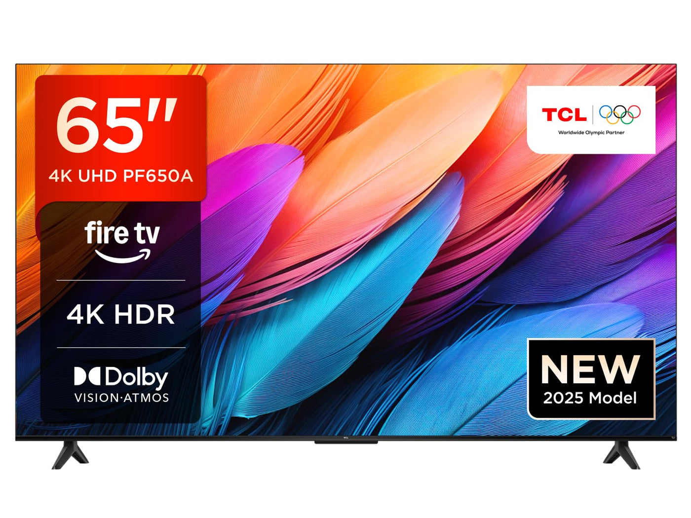 TCL 55PF650A 55-Zoll 4K Ultra HD, HDR TV, Smart LED Fire TV (Dolby Vision, Dolby Atmos, DTS, HDR 10, Alexa integriert, Airplay2, Miracast)