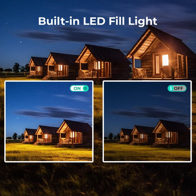 Videokamera 1080P, 48MP Camcorder 18X Digitalzoom Vlogging Camera für YouTube mit LED-Fülllicht, 3" 270° drehbarer Bildschirm Webcam Camcorder mit 32GB Karte & Akku