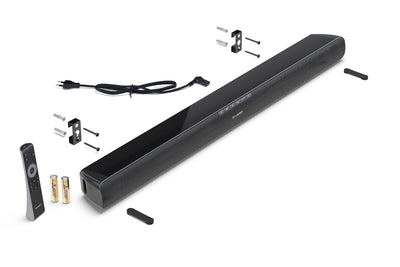 SHARP HTSB100 2.0 Soundbar 75W (USB, Bluetooth, HDMI, Optisch, AUX-In (3,5mm), Breite: 80cm), schwarz