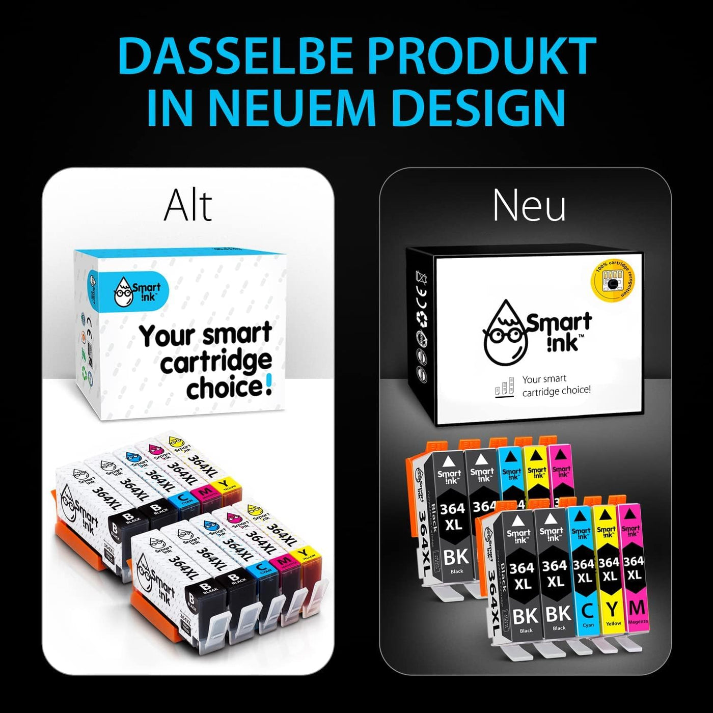 Smart Ink Kompatible Druckerpatronen als Ersatz für HP 364 XL 364XL 10 Multipack (4BK & 2C/M/Y) Patrone hoher Kapazität für HP Photosmart 5520 5510 5524 6520 5515 OfficeJet 4620 4622 DeskJet 3520