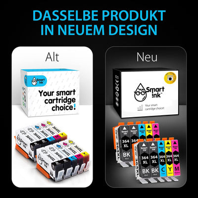 Smart Ink Kompatible Druckerpatronen als Ersatz für HP 364 XL 364XL 10 Multipack (4BK & 2C/M/Y) Patrone hoher Kapazität für HP Photosmart 5520 5510 5524 6520 5515 OfficeJet 4620 4622 DeskJet 3520