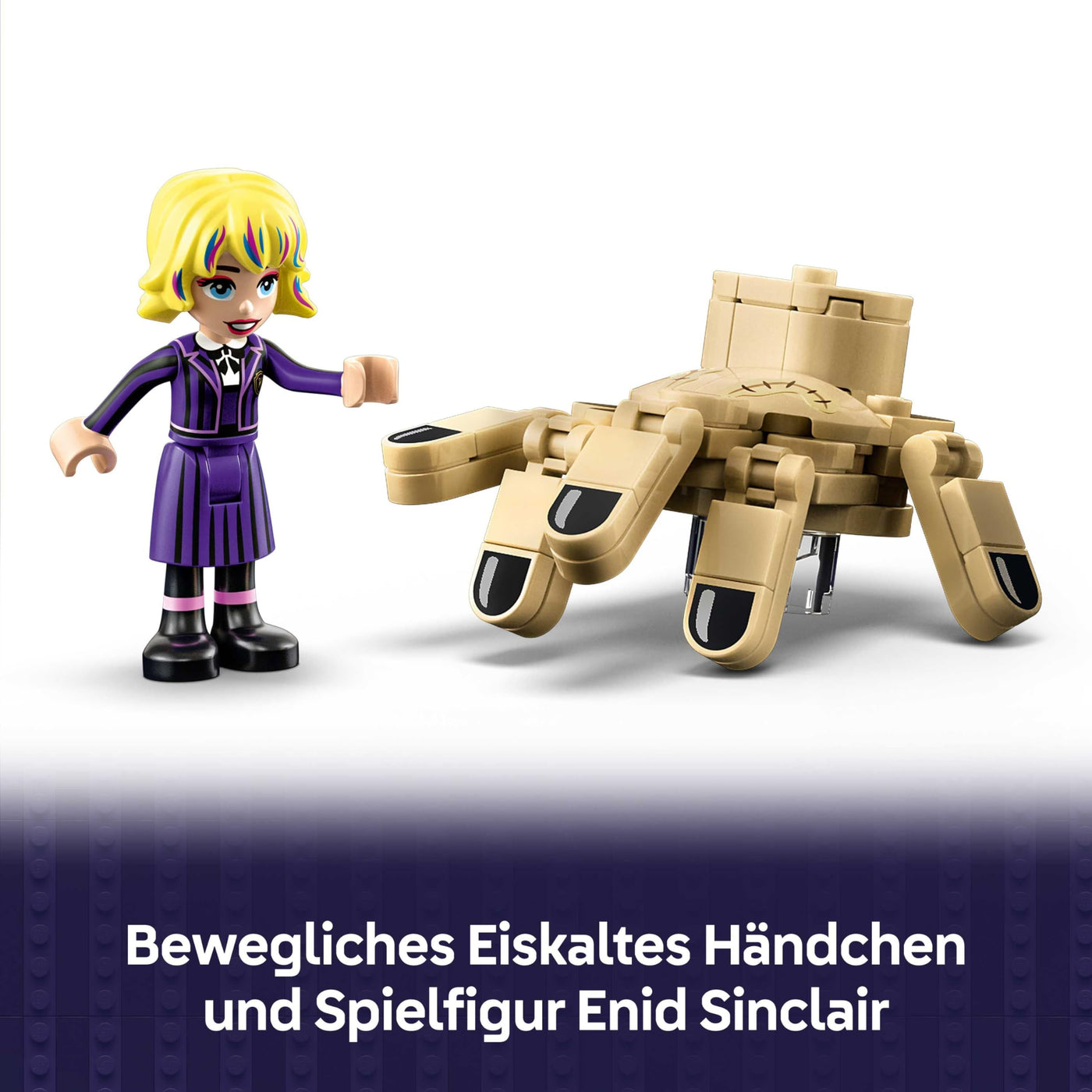 LEGO Wednesday - Die Wohnung des Eiskalten Händchens - Spielzeug zum Bauen mit Enid Minifigur, Händchen Figur & Zubehör - Spielset Geschenk für Mädchen, Jungen & Serienfans ab 12 Jahren - 76785