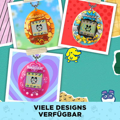 Bandai - Tamagotchi - Original Tamagotchi - Pochitchi Comic Book - Elektronisches virtuelles Haustier - Interaktives Haustierspielzeug - Erdbeermotiv - Spielzeug für Kinder ab 8 Jahren - 42976