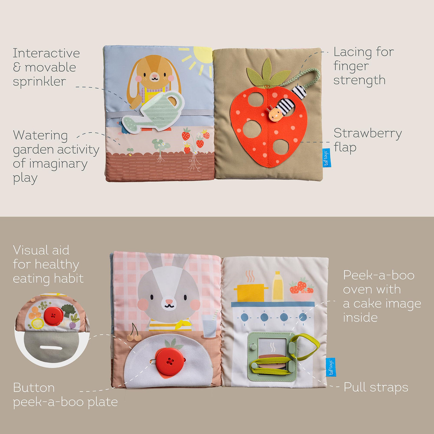 Taf Toys 13355 - Mein erstes Aktivitätsbuch