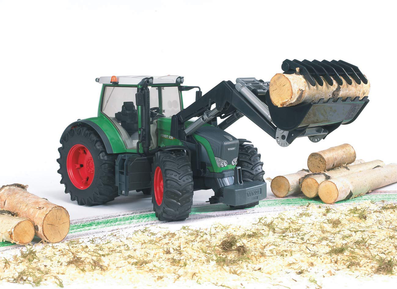 bruder 03041 - Fendt 936 Vario mit Frontlader - 1:16 Fahrzeuge, Traktor, Trecker, Schlepper, Bulldog, Landwirtschaft, Bauernhof, Forstwirtschaft, bworld, Anhänger
