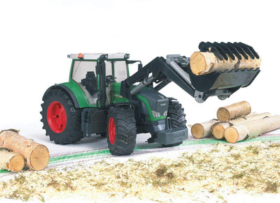 bruder 03041 - Fendt 936 Vario mit Frontlader - 1:16 Fahrzeuge, Traktor, Trecker, Schlepper, Bulldog, Landwirtschaft, Bauernhof, Forstwirtschaft, bworld, Anhänger