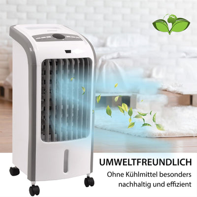 Syntrox Klimagerät Mobil Stormy | Luftkühler mit Wasser | Verdunstungskühler, Lufterfrischer, inklusive Fernbedienung und Timer, schnelle Kühlung