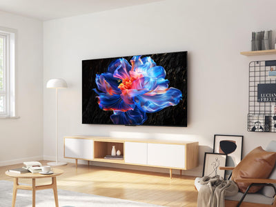 TCL 43V6C 43 Zoll Direct LED TV, 4K HDR Fernseher, Smart TV mithilfe von Google TV (Dolby Audio, Motion Clarity, Kompatibel mit Google Assistant & Alexa)