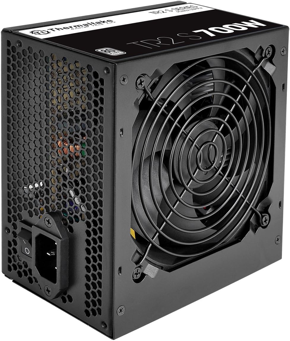 Thermaltake TR2 S 700W | PC-ATX-Netzteil | 80-Plus | leiser 120 Lüfter | EU zertifiziert | schwarz
