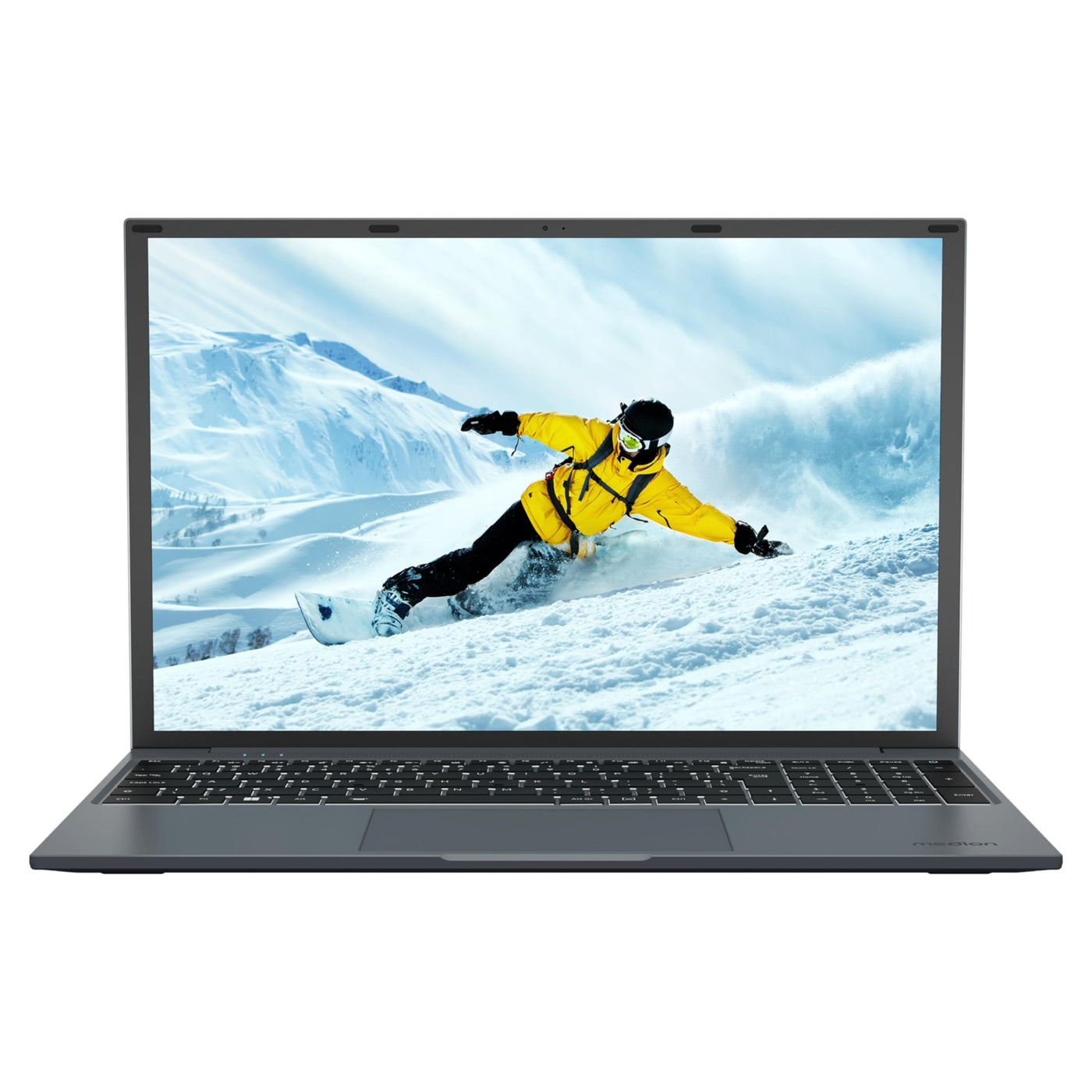 MEDION E16433 0,6 cm (16 Zoll) Full HD+ Laptop (Intel Core i7-1255U, 1TB SSD, 16GB DDR5 RAM, Full HD Webcam, WLAN, Win 11 Home)
