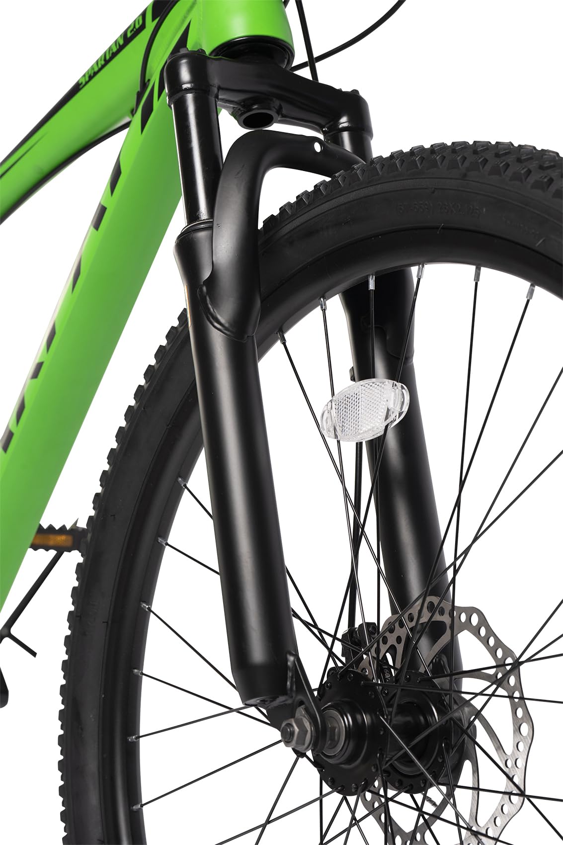 Mountainbike 26 Zoll Hardtail Aluminiumrahmen, 21-Gang Shimano Schaltung, Federgabel, integrierte Kabelführung, 85 % vormontiert, MTB Fahrrad für Damen & Herren, Outdoor Trail Bike (Grün)