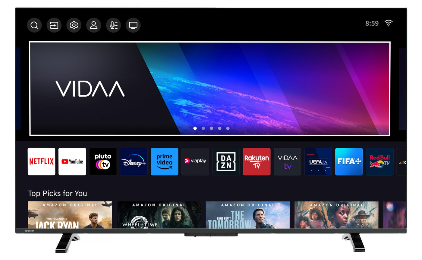Toshiba 40LV2E63DAZ 40 Zoll Fernseher/VIDAA Smart TV (Full HD, HDR, Triple-Tuner, Bluetooth, Dolby Audio) [2024]