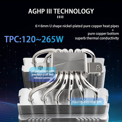 Thermalright Peerless Assassin 120 SE CPU Luftkühler, 6 Heat Pipes Kühler, Dual 120mm TL-C12C PWM Lüfter,Aluminium Kühlkörper Abdeckung,AGHP Technologie, für AMD AM4/AM5 Intel 1700/1150/1151/1200