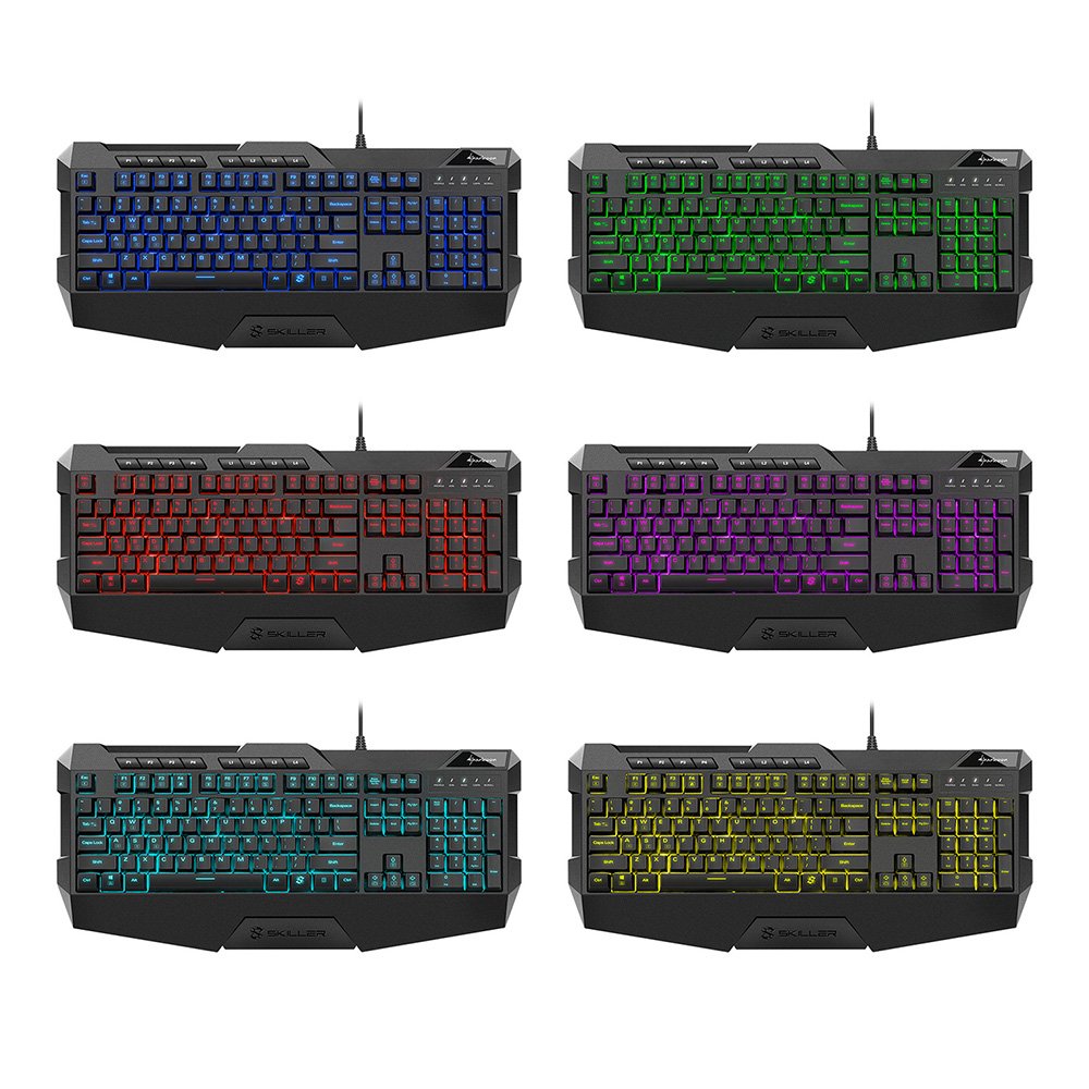 Sharkoon Skiller SGK4 Gaming Keyboard RGB, N-Key-Rollover, (Deutsches Tastaturlayout), schwarz