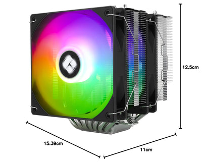 Thermalright Phantom Spirit 120SE ARGB CPU-Luftkühler, 7 Heatpipes CPU-Kühler, Dual 120mm TL-C12B-S V2 PWM-Lüfter, AGHP 4.0 Technilogy, für AMD AM4/AM5/Intel 1851/1700/1150/1151/1200, PC-Kühler