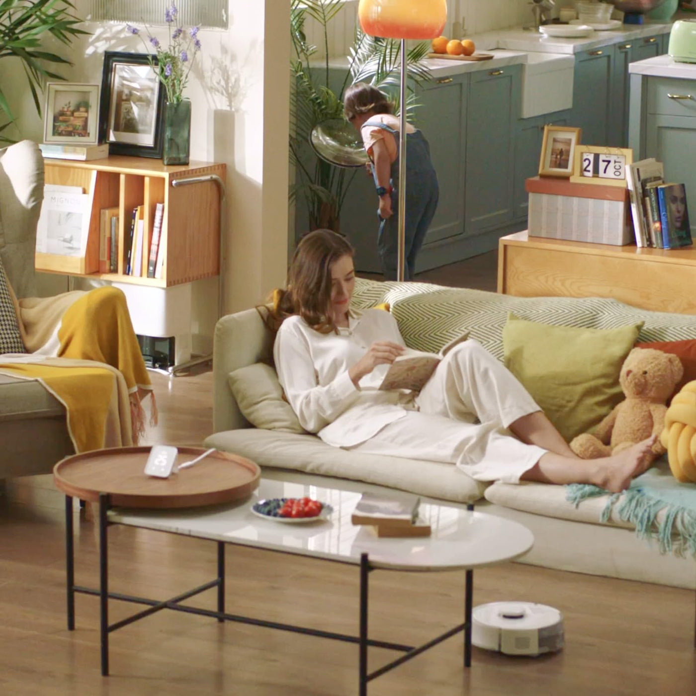 SwitchBot K10+ Staubsauger Roboter - Saugroboter mit Absaugstation für 70 Tage Reinigung, LiDAR-Navigation, Smarte Kartierung, 48dB Ultraleise, 150Mins Max, kompatibel mit Alexa, 2.4G WiFi-Verbindung