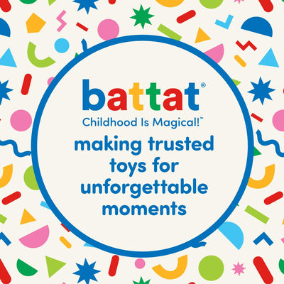 Battat – Licht & Geräusche Schulbus – Gelber leuchtender Schulbus – 5 Spielzeugfiguren – Realistische Geräusche – Klappbares Stoppschild – 18 Monate +