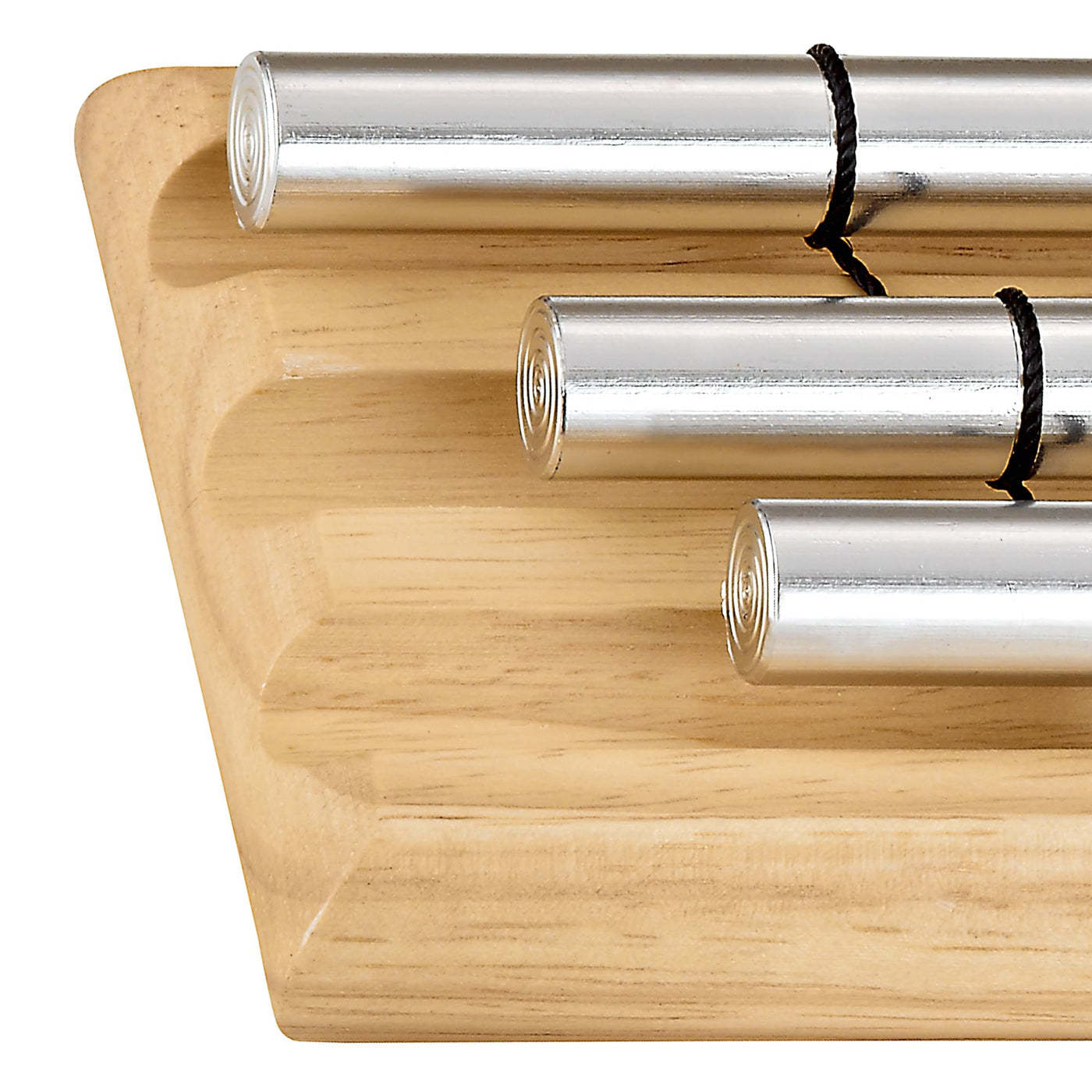 Nino Percussion Energy Chimes Musikinstrument – mit 3 Klangstäben – inklusive Schlägel – für Kinder ab 3 Jahren – Holz und Aluminium, Natur (NINO580)