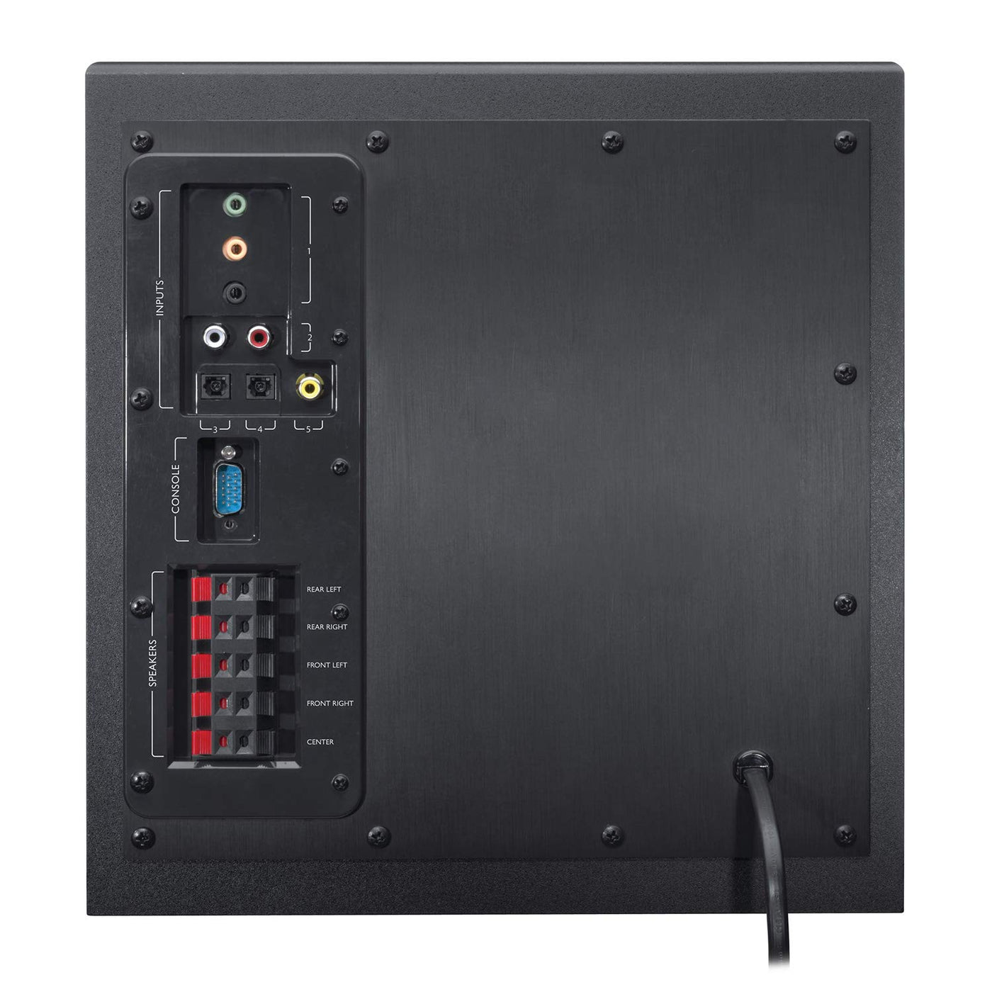 Logitech Z906 5.1 Sound System, Lautsprecher mit 1000 Watt Surround Sound, THX, Mehrere Audio-Eingänge, Fernbedienung, UK Stecker, PC/PS4/Xbox/Stereo-Anlage/TV/Smartphone/Tablet - Schwarz