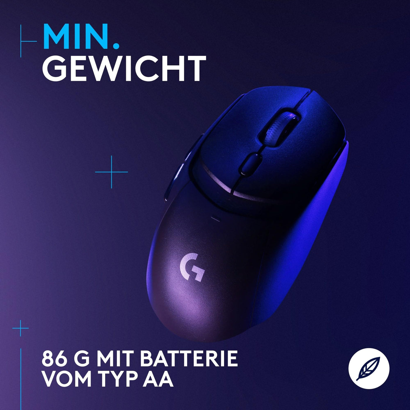 Logitech G309 LIGHTSPEED kabellose Gaming-Maus, leicht, LIGHTFORCE-Hybridschalter, HERO 25K-Sensor, über 300 Stunden Akkulaufzeit mit AA-Batterie, 6 programmierbare Tasten, PC und Mac - Schwarz