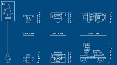 LEGO Classic Große Bausteine-Box mit kreativen Bausteinen, Kamera, Vespa und Bagger als Bauset – Geschenk zu Weihnachten für Jungen und Mädchen ab 4 Jahren – Kreatives Spielzeug zum Bauen - 10698