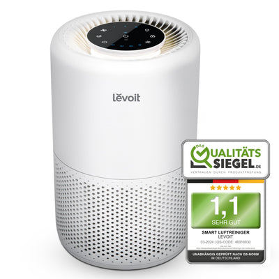 LEVOIT Luftreiniger HEPA Filter für Allergiker, Luftfilter gegen Schimmel Staub Pollen Gerüche, CADR 170m³/h bis zu 35㎡ Raucherzimmer, Air Purifier Schlafmodus Nachtlicht Timer, App Steuerung