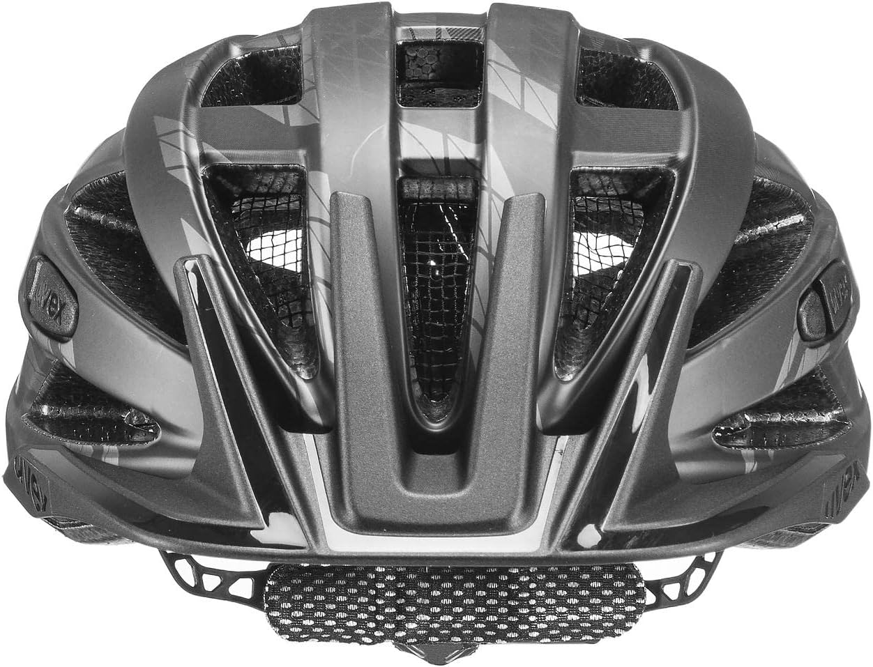 uvex i-vo cc - leichter Allround-Helm für Damen und Herren - individuelle Größenanpassung - erweiterbar mit LED-Licht - black-smoke matt - 52-57 cm