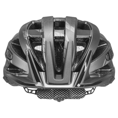 uvex i-vo cc - leichter Allround-Helm für Damen und Herren - individuelle Größenanpassung - erweiterbar mit LED-Licht - black-smoke matt - 52-57 cm