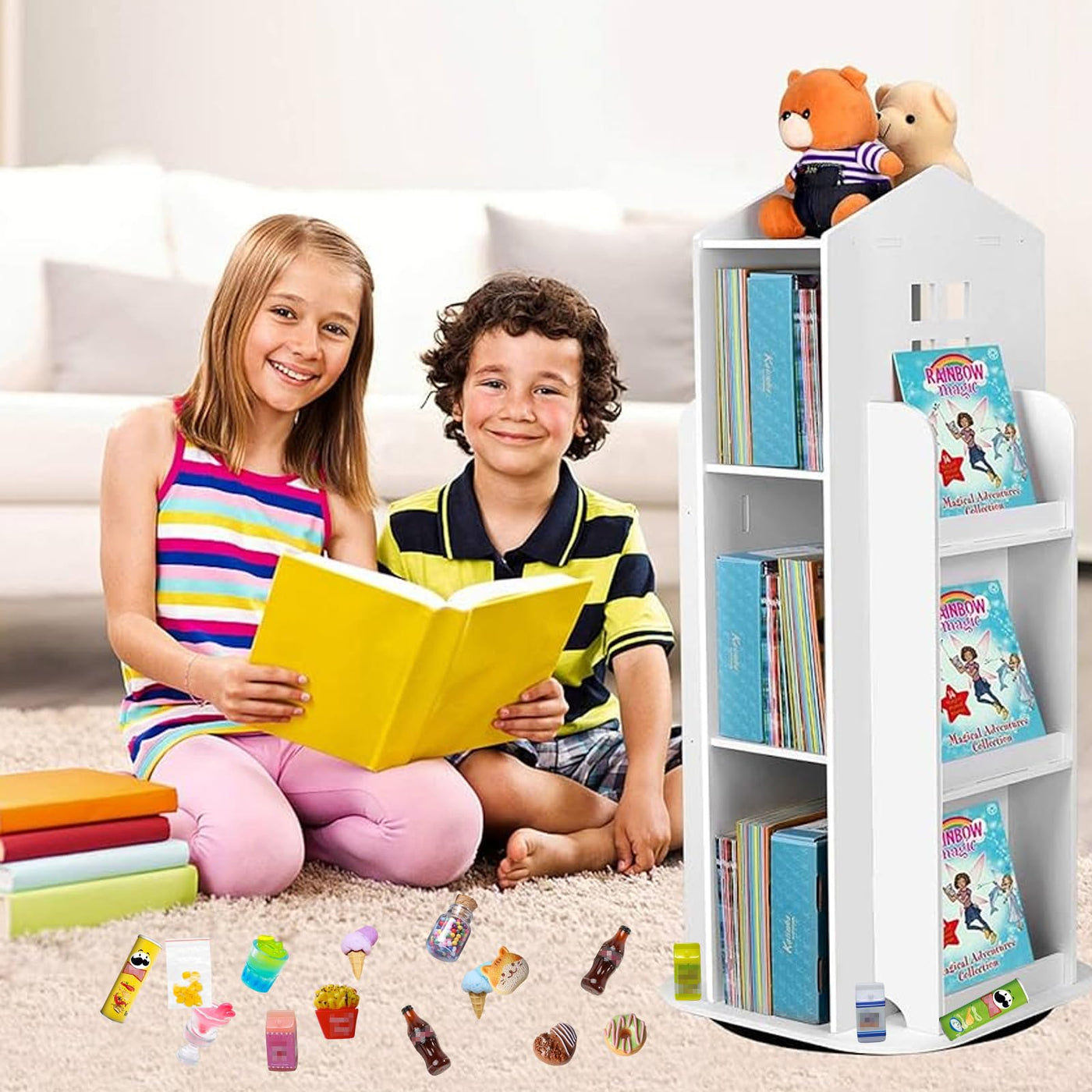 17-teiliges Miniatur Zubehör Set – Wichtel Zubehör Weihnachten – Puppenhaus & Wichteltür Deko – Mini Essen & Getränke aus Harz – 1:12 Maßstab für DIY & Miniaturwelt