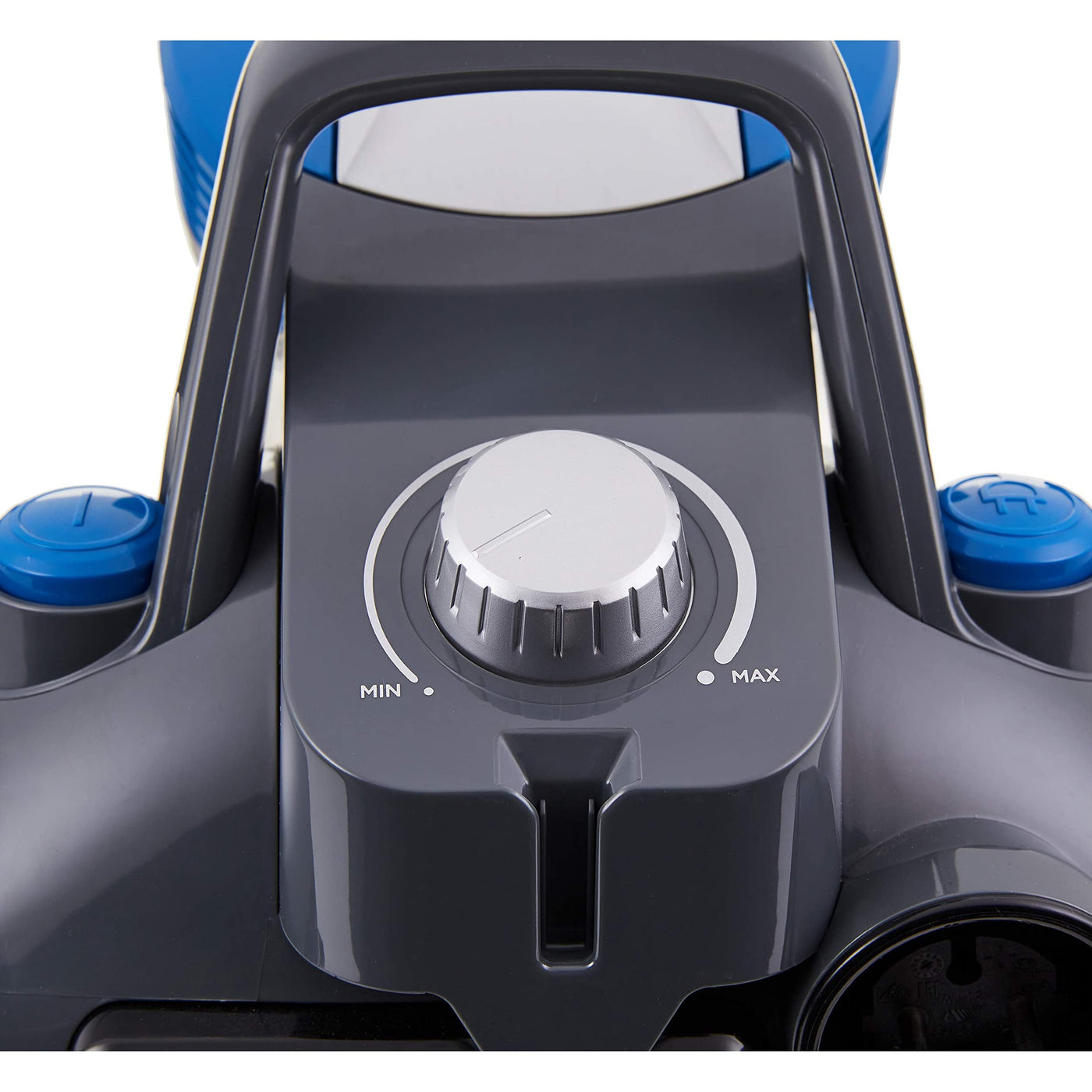 Amazon Basics Zylinder-Staubsauger, leistungsstark, kompakt und leicht, ohne Beutel, für Hart- und Teppichböden, HEPA-Filter, 700 W, 2.0 L, EU, Schwarz/Blau